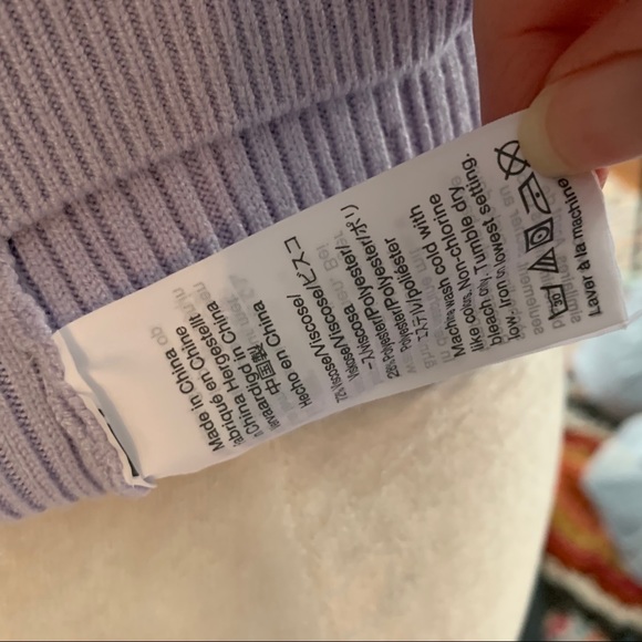 NWT J. Crew Square Neck Puff Sleeve Ribbed Sweater - Picture 6 of 7